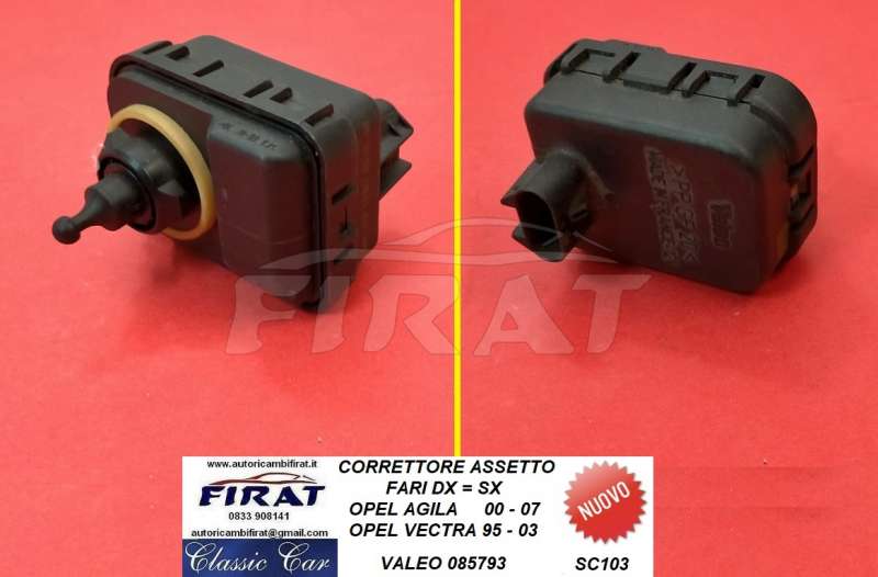 CORRETTORE ASSETTO FARI OPEL AGILA - VECTRA (085793)